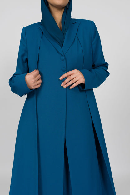 CÉLINE OUTWEAR IN TEAL CBS