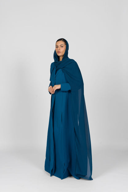 CÉLINE OUTWEAR IN TEAL CBS