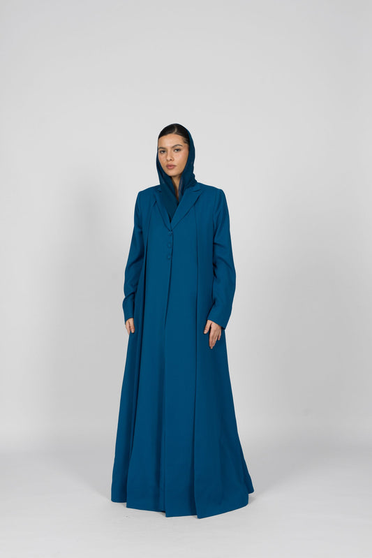 CÉLINE OUTWEAR IN TEAL CBS