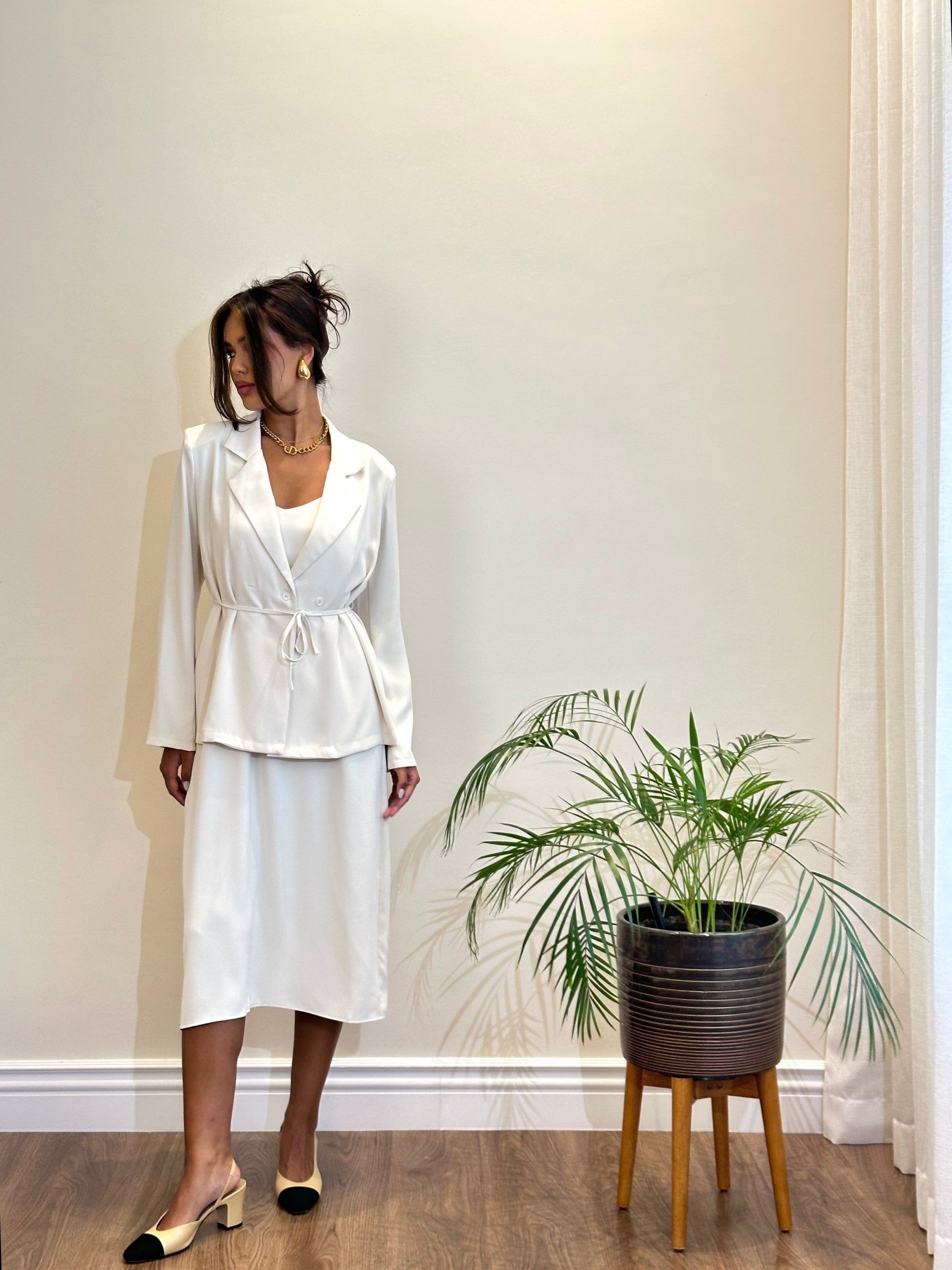 BLAZER MIDI DRESS CBS